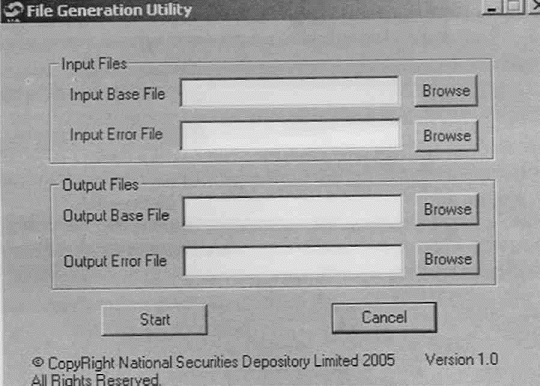 File generation Utility