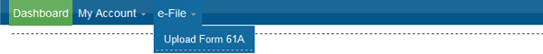 e-File Upload Form 61A.