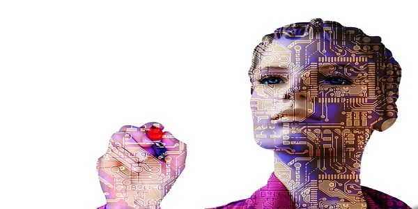 robot artificial intelligence woman forward