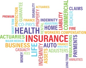 blog word cloud wordle graphic insurance concept