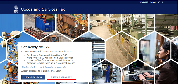 How can I change my Password on GST Website / Portal