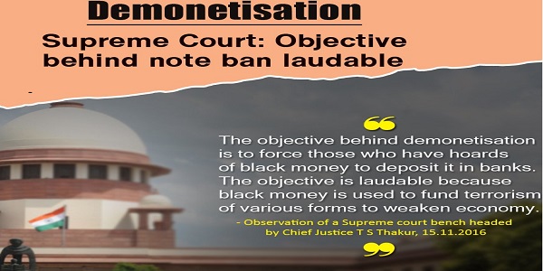 supreme-court-lauds-the-objective-behind-the-demonetisation