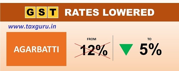 Wish you a very Happy Ardaas, Ibadat, Prayer, and Puja. #GST rates on Agarbatti reduced from 12% to 5%.