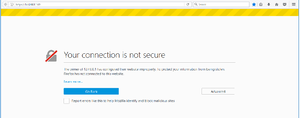 Connection is not secure (2)