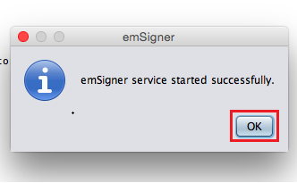 emSigner service