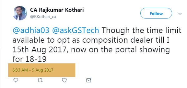 Not able to opt for composition scheme under GST for FY 2017-18? Image 5