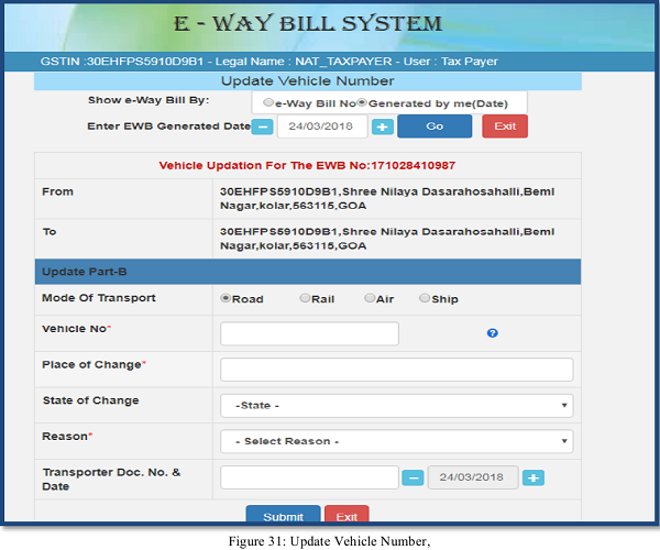 E-Way Bill System User Manual