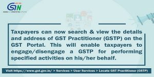 Locate GST Practitioners on GST Portal