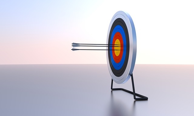 arrow target bullseye goal aim circle center win
