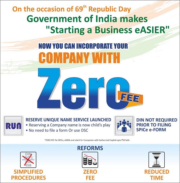 Incorporate Company with Zero Fees