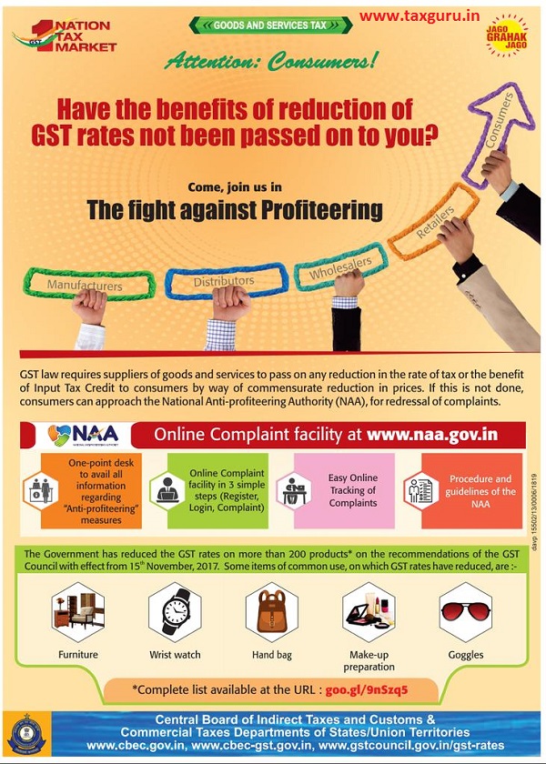Have the benefits of reduction of GST rates not been passed on to you