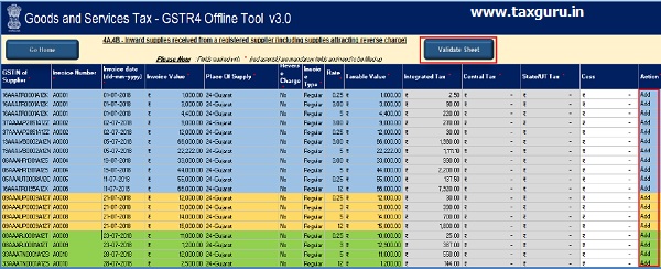 In second step we will add new invoice