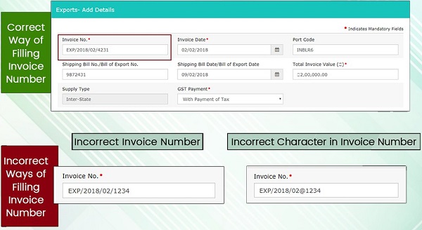 How to correctly file Invoice date details in Table 6A of Form GSTR-1- PIC 2