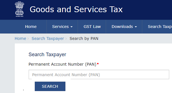 GST Person Search by PAN