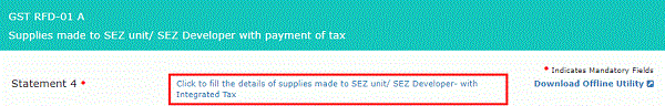Refund on Account of Supplies made to SEZ Unit SEZ Developer (With Payment of Tax) Image 18