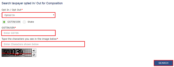 Search Taxpayers Opted In Out of Composition Image 1