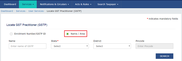 Searching a GST Practitioner Images 4