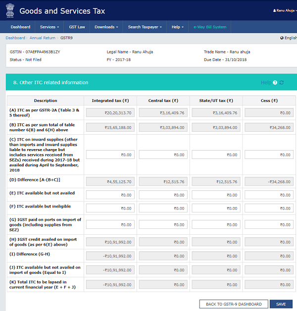 How to file Form GSTR-9 (GST annual return) images 41