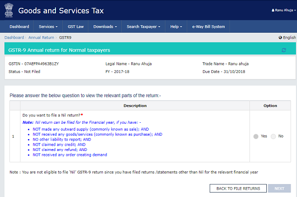 How to file Form GSTR-9 (GST annual return) images 5