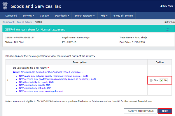 How to file Form GSTR-9 (GST annual return) images 6