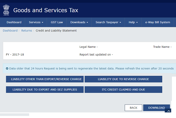 ITC Claimed and Due