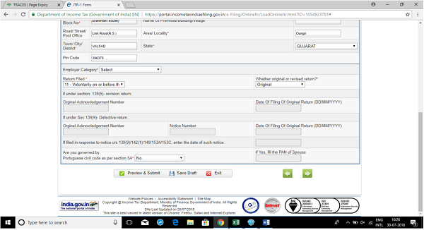 Income Tax E-Filing ( ITR-1) images 4