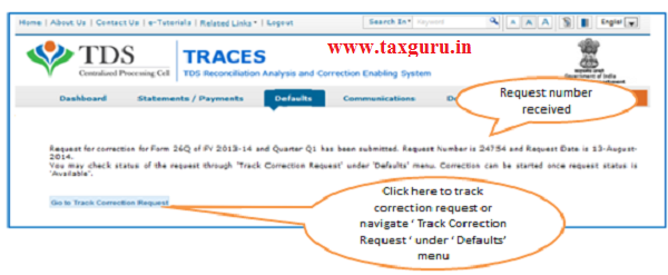 Online Correction Request Flow image 3