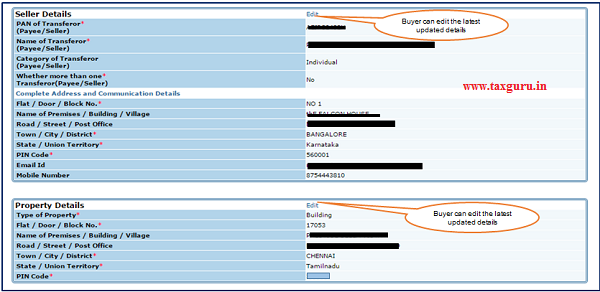 Step 7 ( Contd) Screen will display to Confirm details after Submission