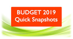 Budget 2019 (Quick Snapshort)