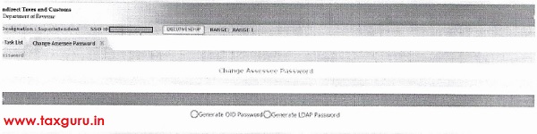 Options Generate OLD Password and Generate LDAP Password