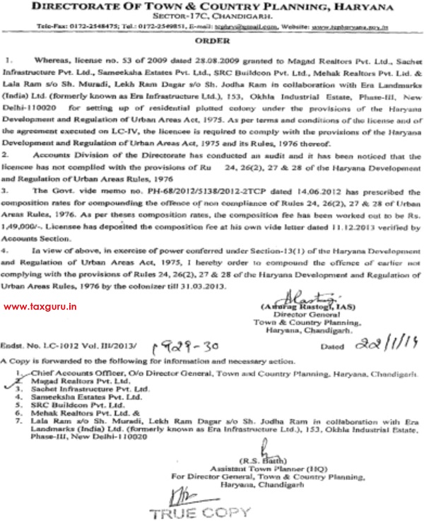 Directorate of Town & Country Planning 2