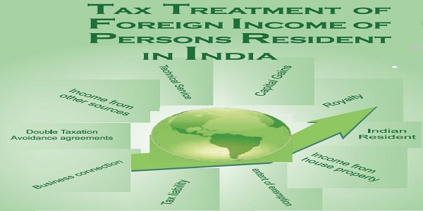 Tax Treatment of Foreign Income of Persons Resident in India