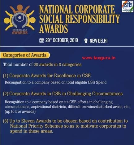 National Corporate social Responsibility awards 2