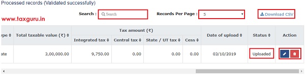 Form GST ANX-1 - Annexure of Supplies Image 9