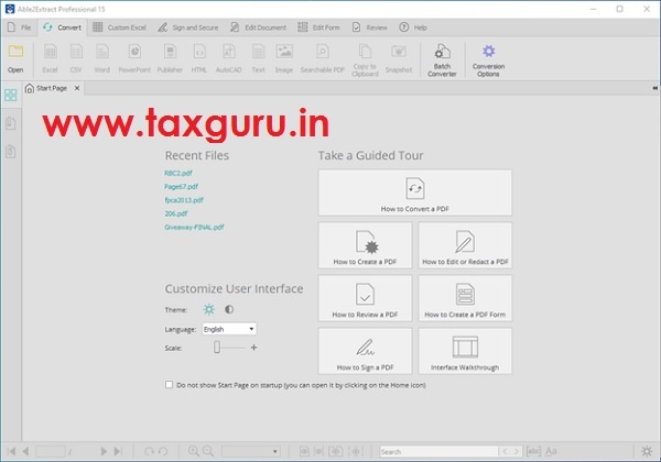 Redesigned User Interface