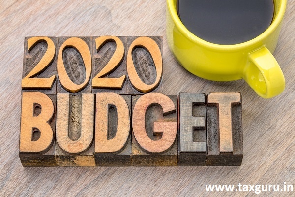 Finance Bill 2020 / Union Budget 2020-21