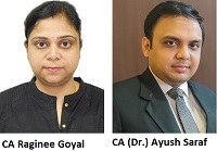 CA Raginee Goyal and CA (Dr.) Ayush Saraf