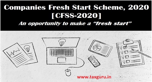 Companies Fresh Start Scheme, 2020