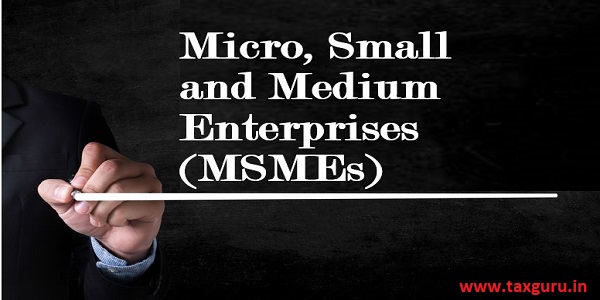 Micro, Small and Medium Enterprises (MSMEs)