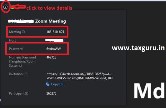 zoom meeting meeting id and password