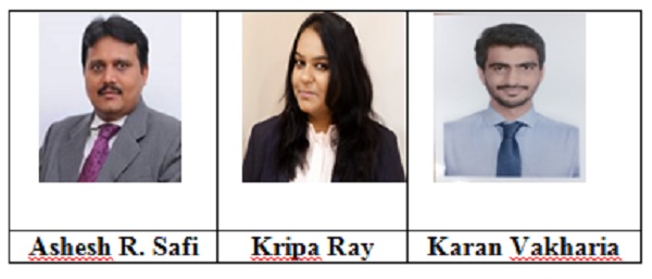 Ashesh R. Safi, Kripa Ray and Karan Vakharia