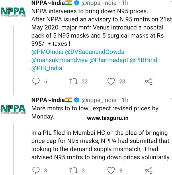 N95 Mask Prices Capped By Government
