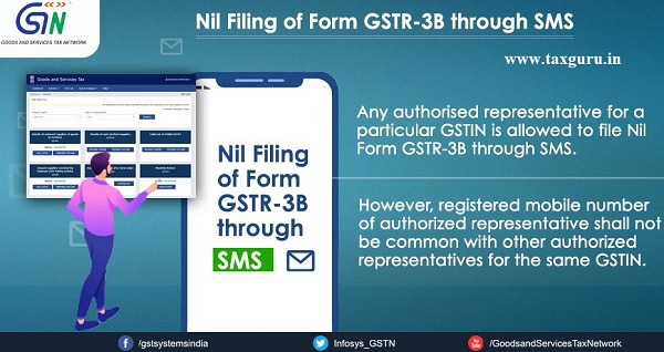 Nil Filing of Form GSTR -3B through SMS (6)