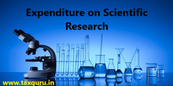 Expenditure on Scientific Research