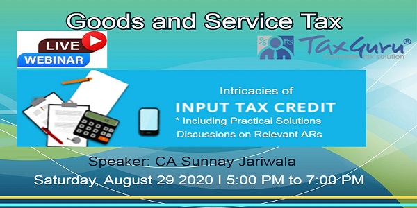 Taxguru GST Seminar CA Sunny Jariwala