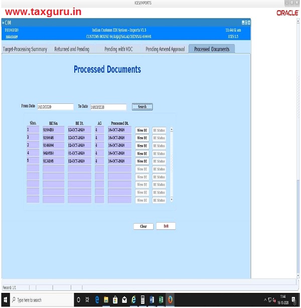 Processed Documents