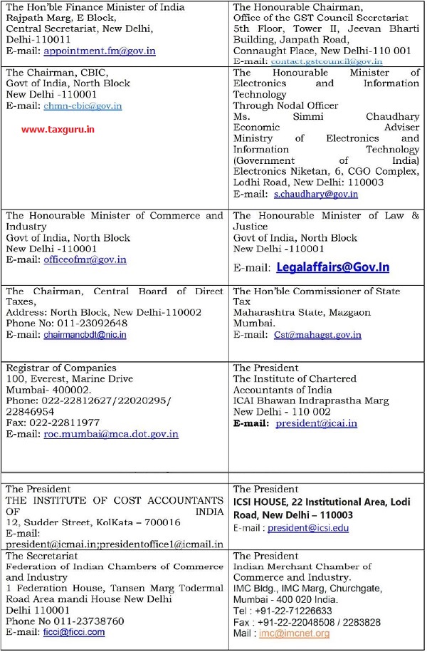 Confederation of GST Professionals And Industrie