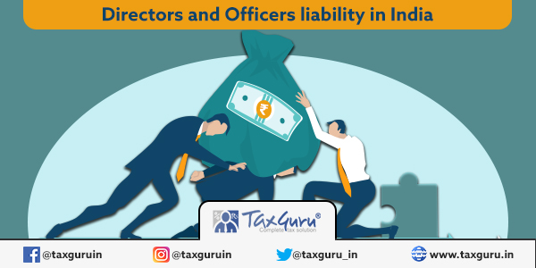 Directors and Officers liability in India