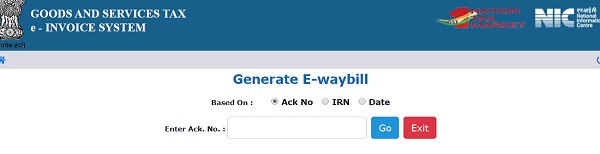 E-Way Generation by using IRN