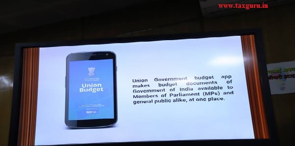 “Union Budget Mobile App”